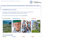 Desktop Screenshot of binding-stiftung.ch